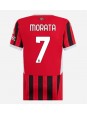 AC Milan Alvaro Morata #7 Replika Hemmakläder Dam 2024-25 Kortärmad
